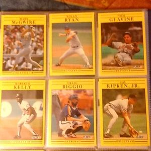 Mark McGwire Nolan Ryan Tom glavine Cal ripken Jr Craig biggio Roberto Kelly